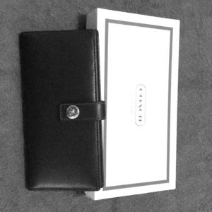 Leather slim wallet / multi card holder